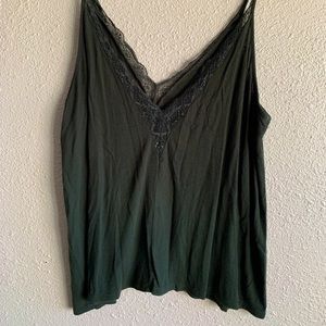 Lacy ribbed camisole